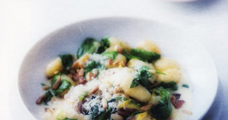 Noky s parmazánovou omáčkou