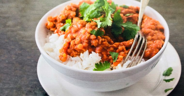 Kari z červené čočky