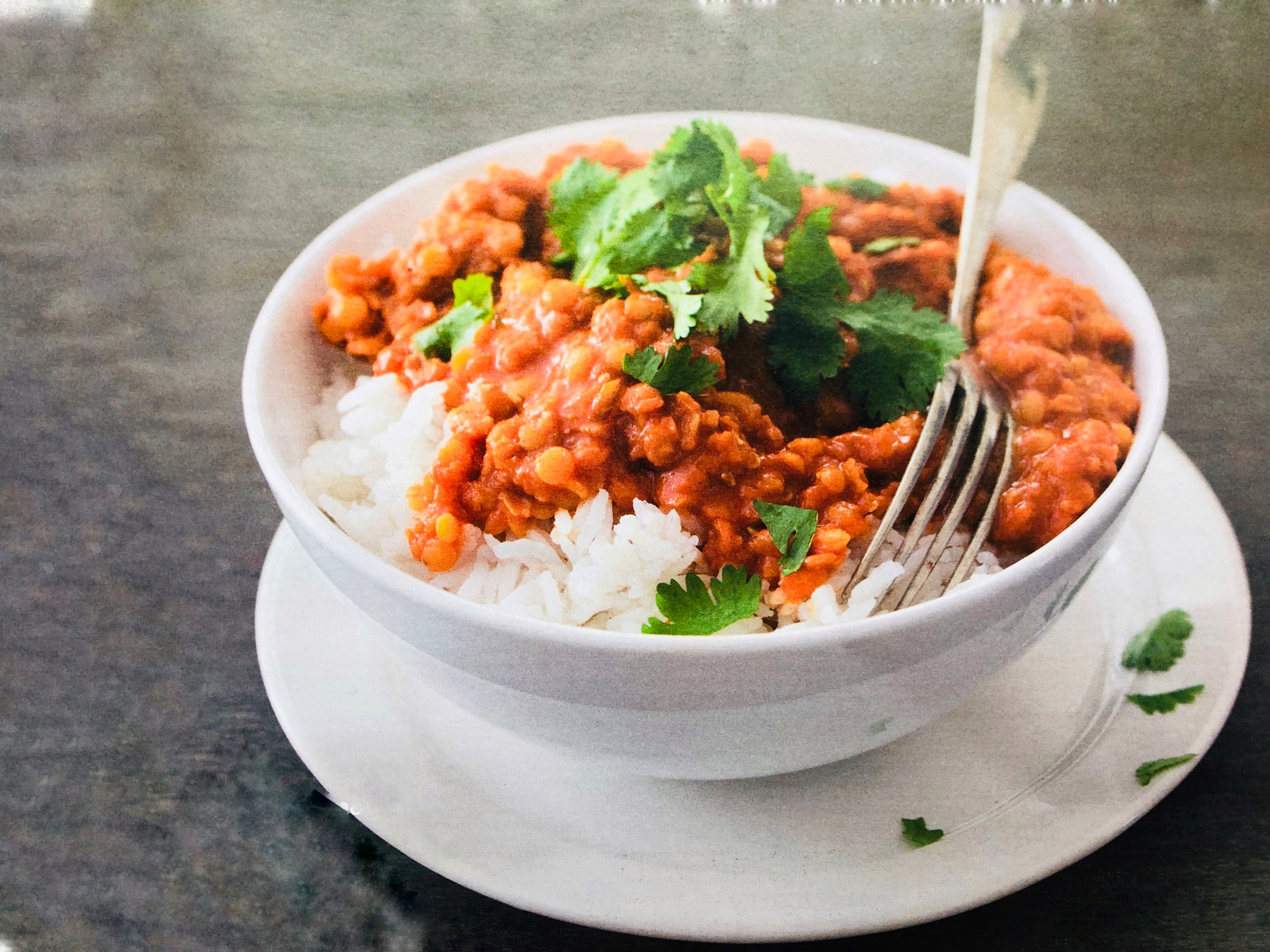 Kari z červené čočky