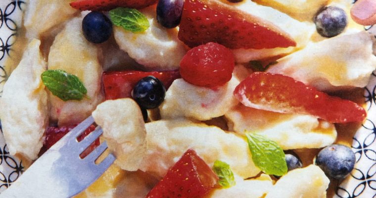 Ricottové nočky s karamelovou omáčkou