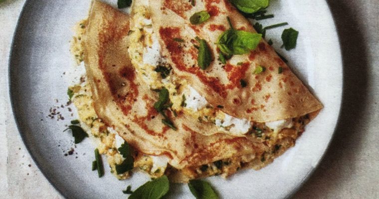 Palačinky s míchanými vejci