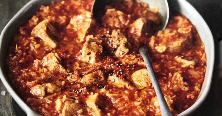 Vepřová plec z jednoho hrnce