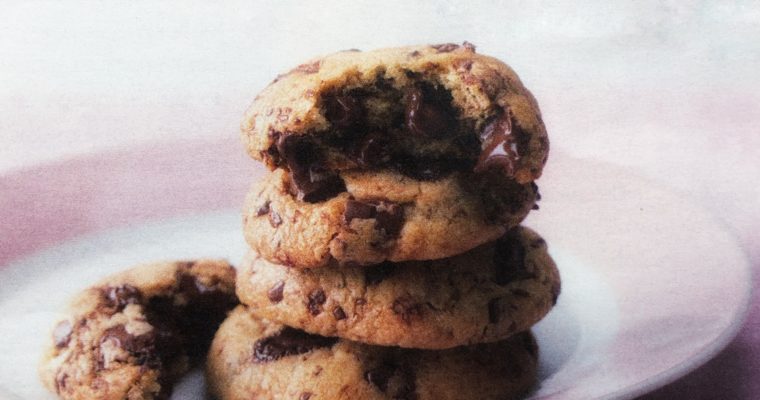 Sušenky s kousky čokolády