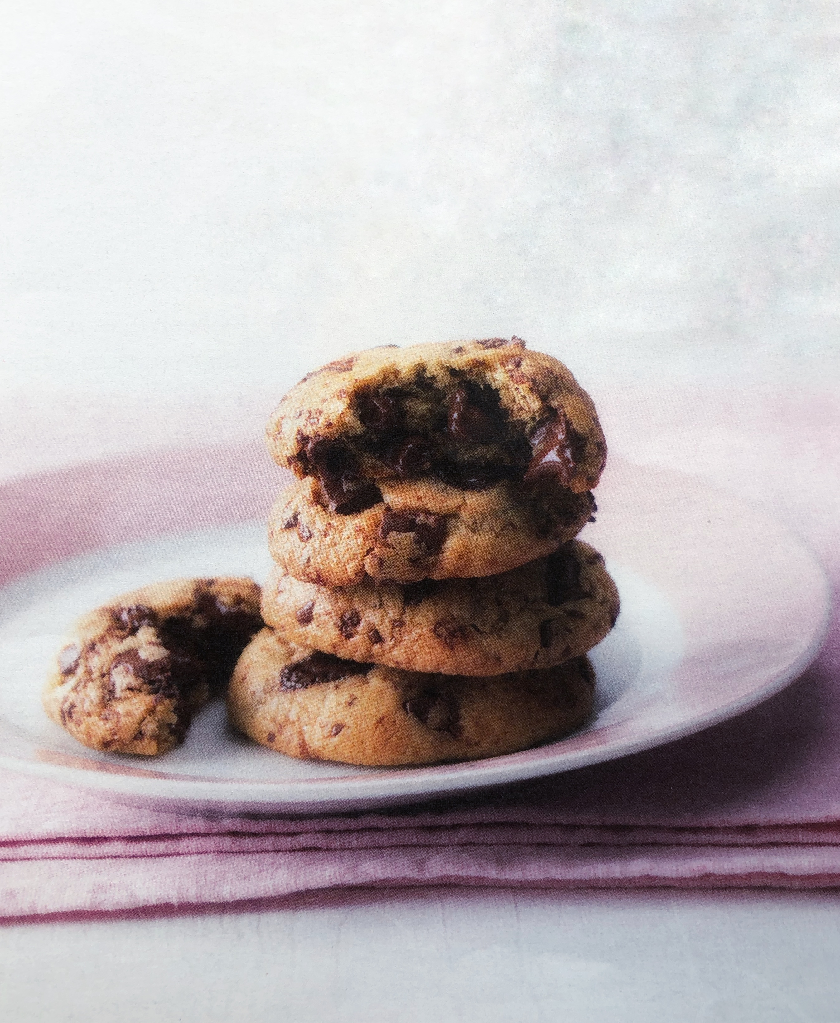 Sušenky s kousky čokolády