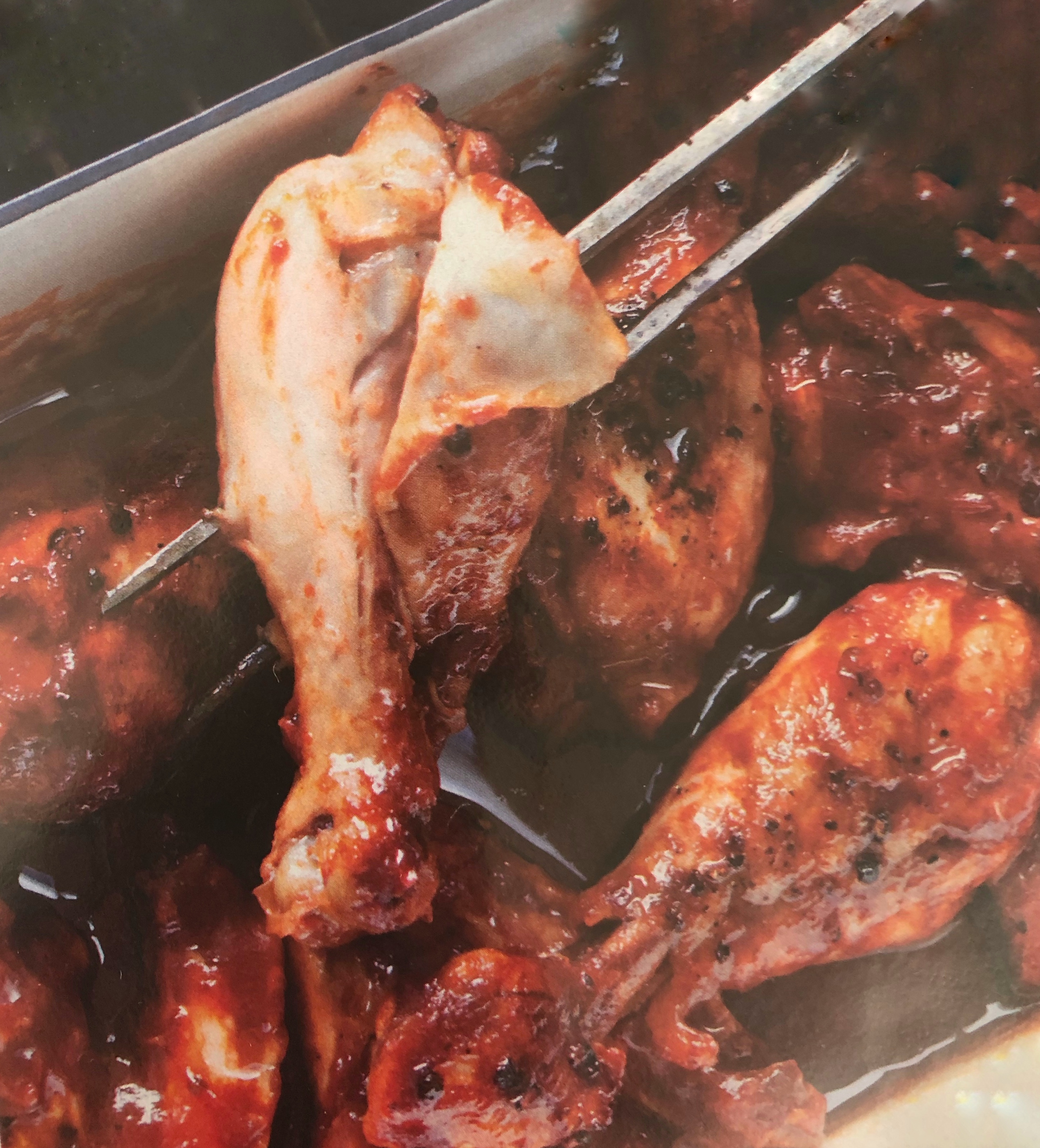 Pomalu pečené kuřecí paličky