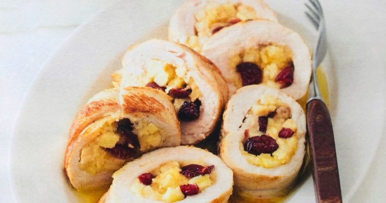 Kuřecí prsa plněná jablky