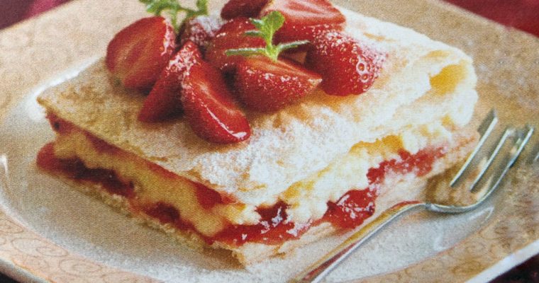 Listové řezy s krémem