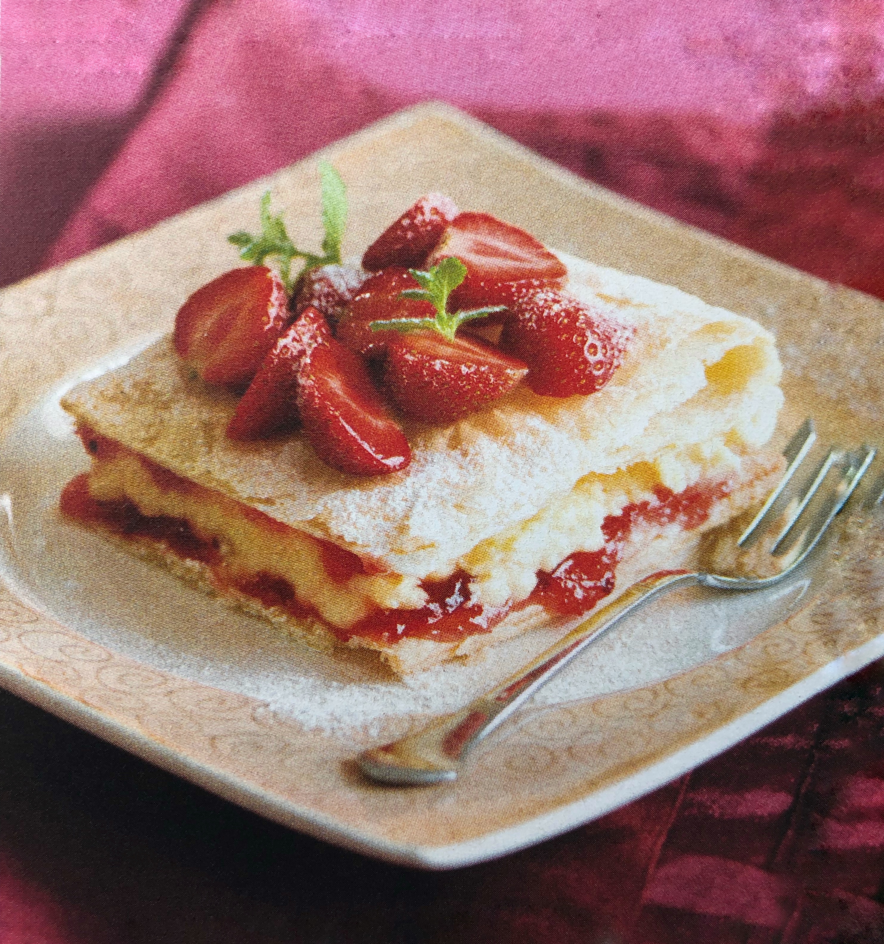 Listové řezy s krémem