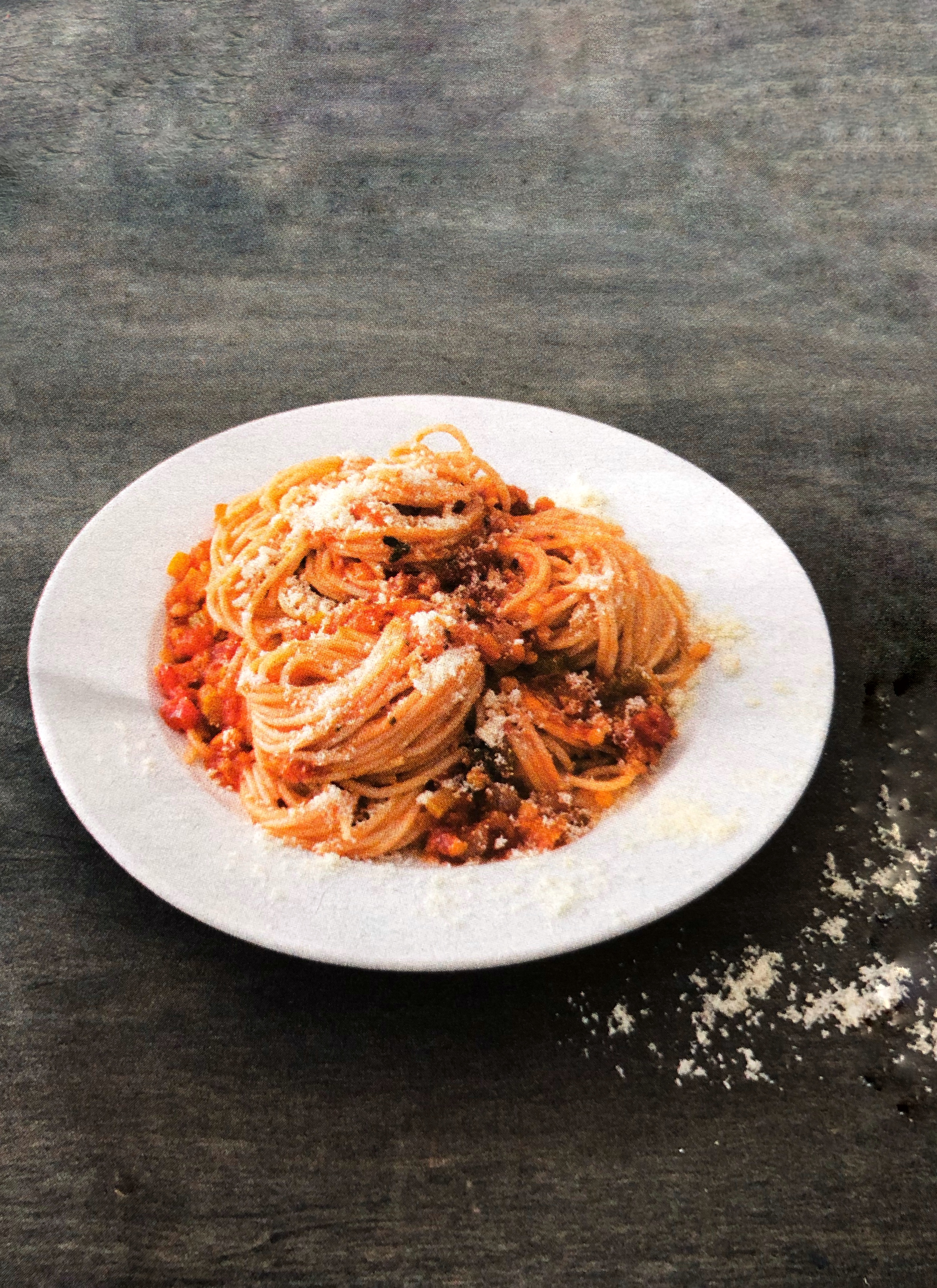 Těstoviny s červenou čočkou