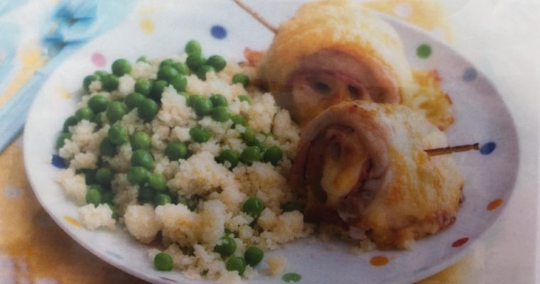 Kuřecí rolky s kuskusem