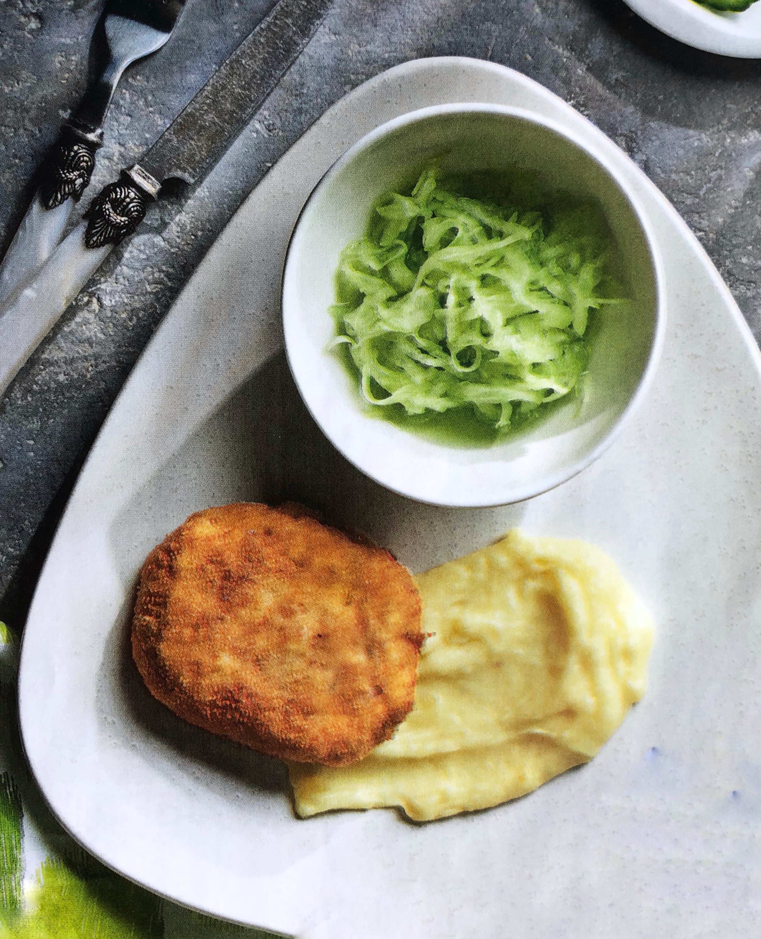 Řízek z mletého masa se sýrem