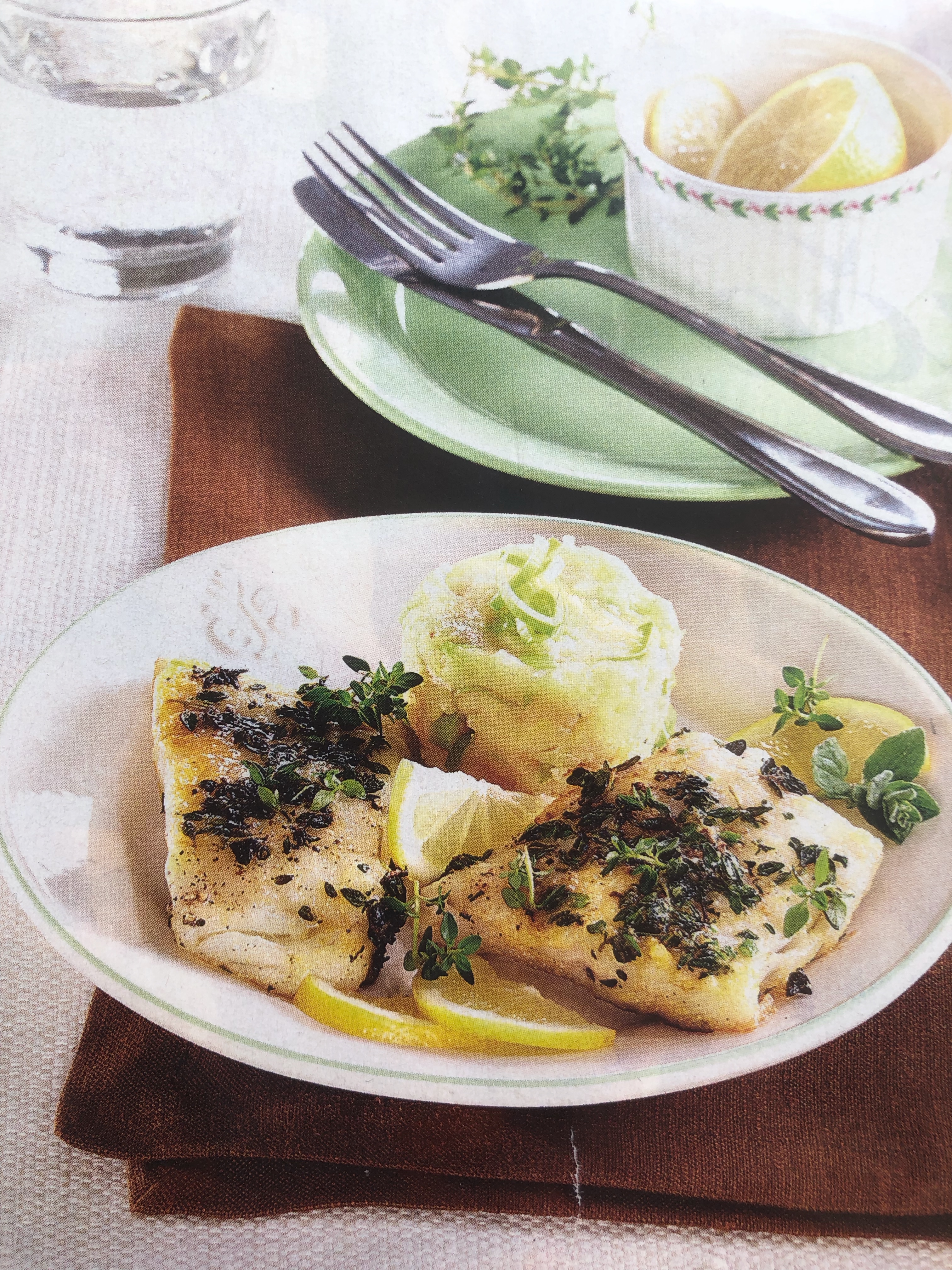 Pečená treska s tymiánem