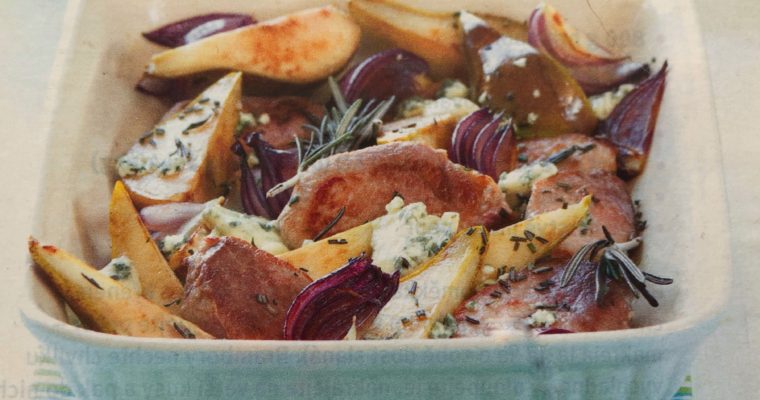 Vepřové medailonky s hruškami