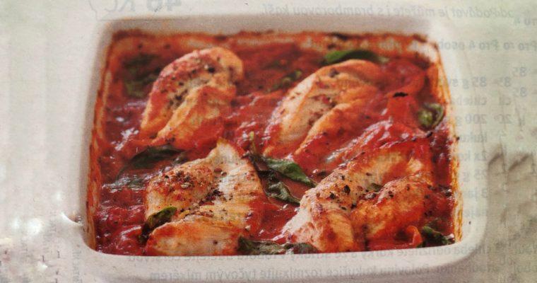 Kuře na rajčatech