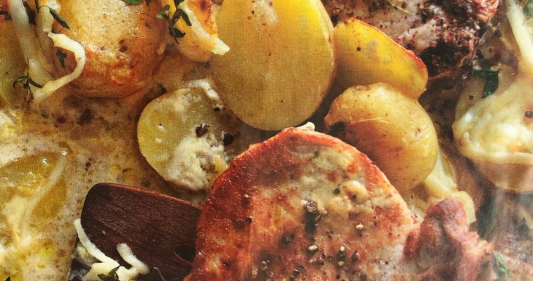 Zapečené vepřové plátky