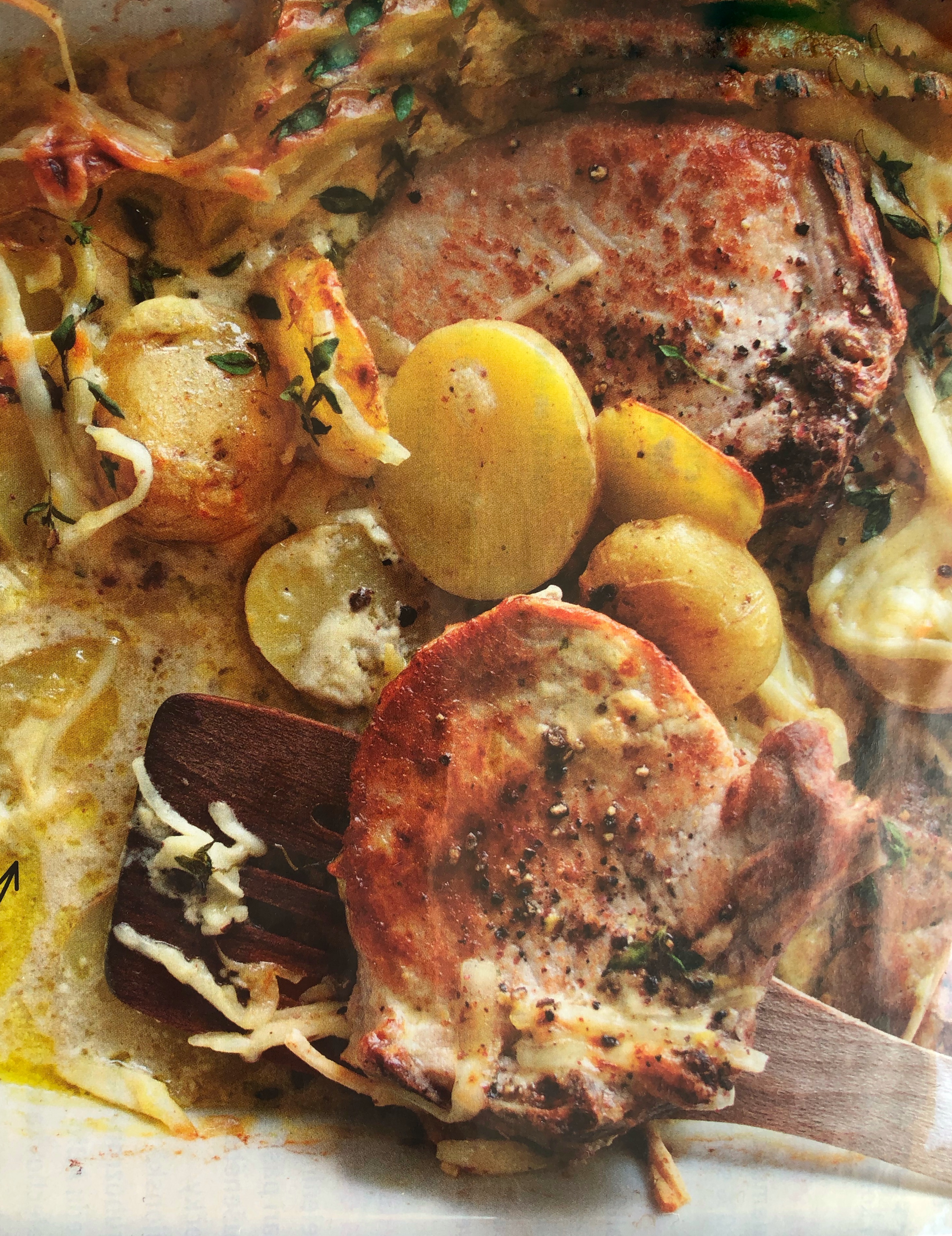 Zapečené vepřové plátky