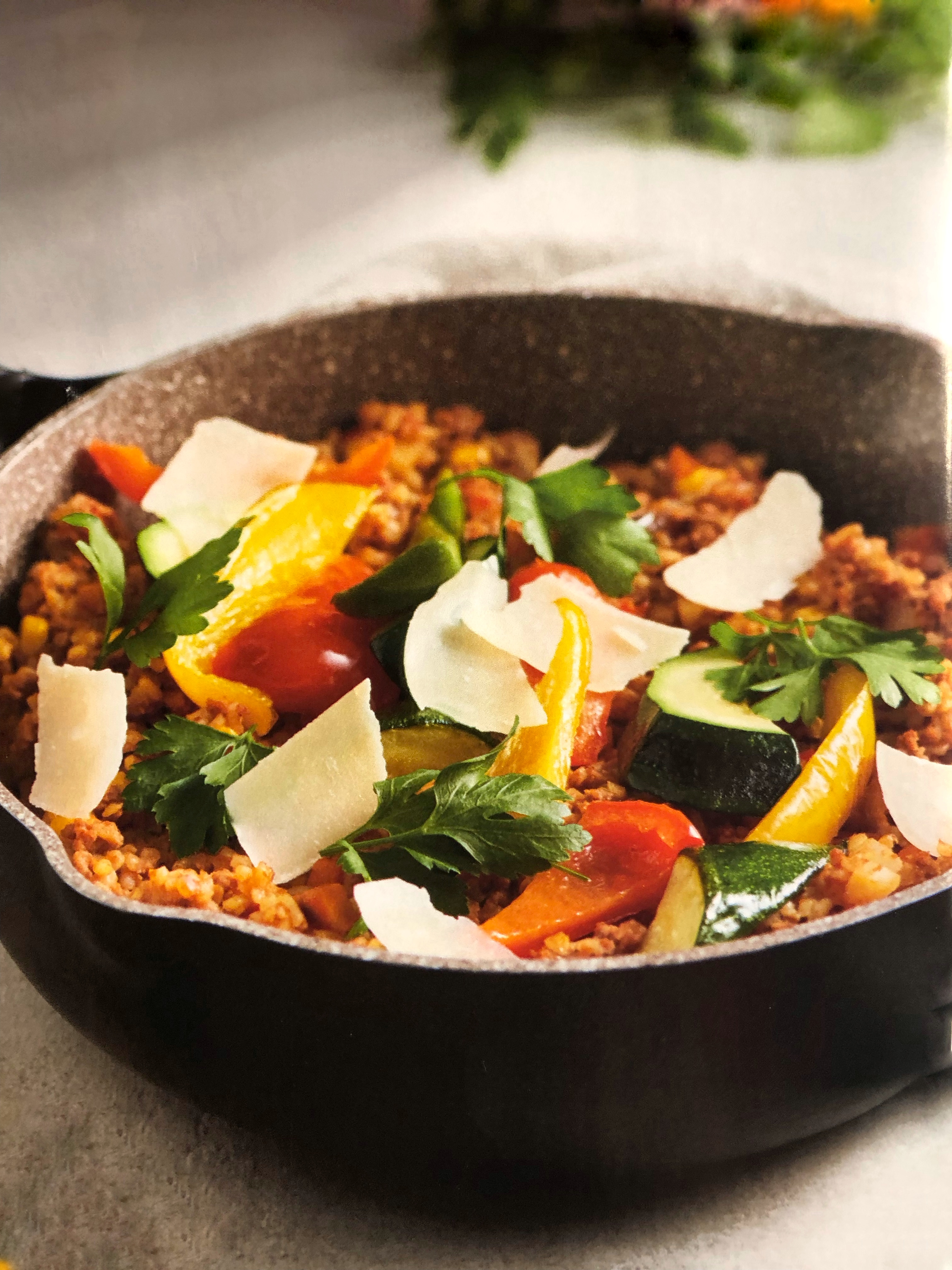 Mleté maso s bulgurem a zeleninou