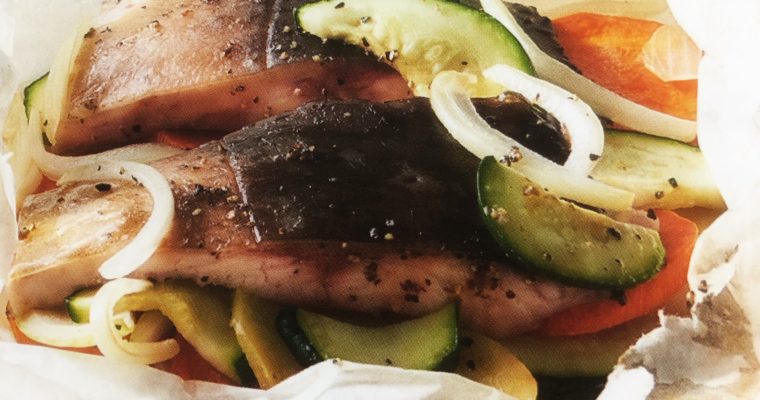 Filety z kapra pečené v papilotu