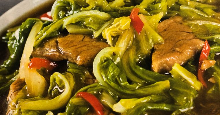 Pekingské zelí s vepřovým masem