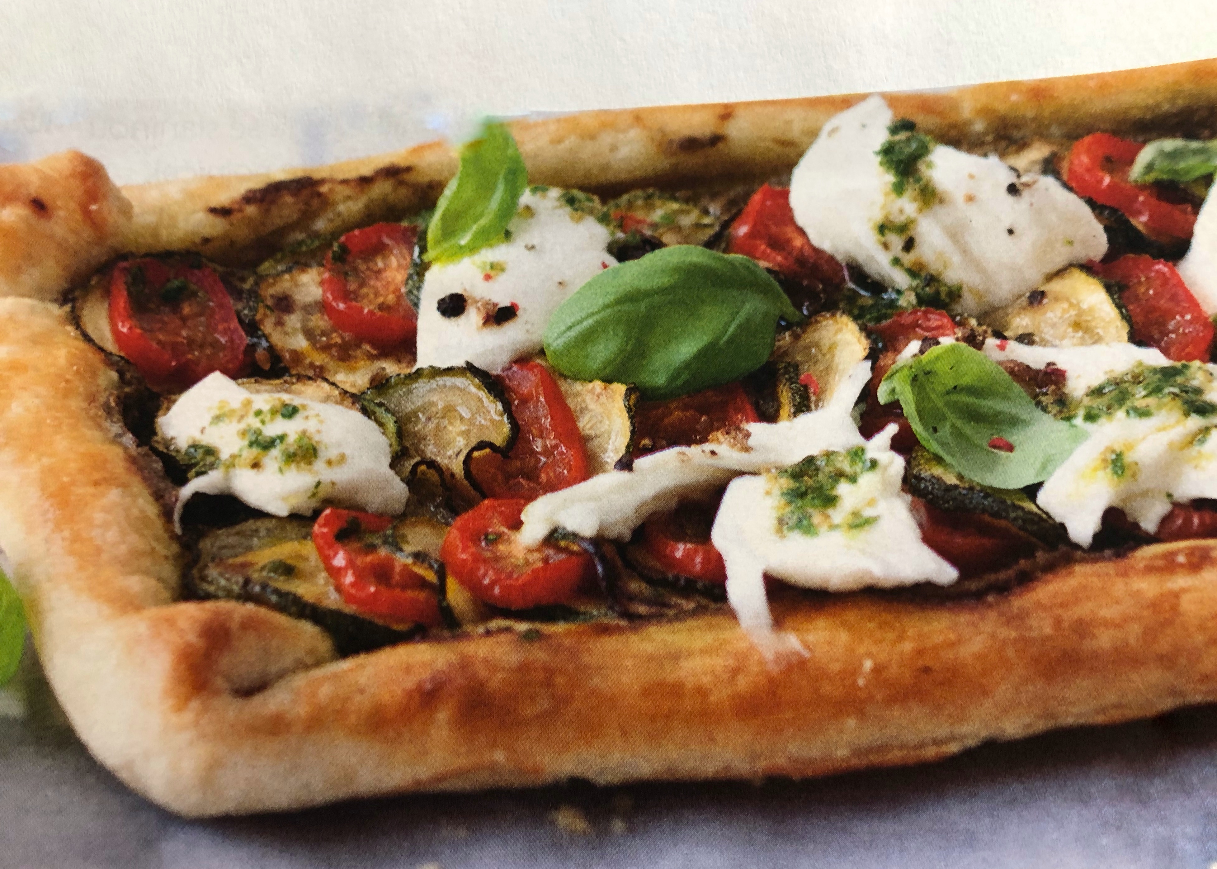 Cuketovo-mozzarellový koláč