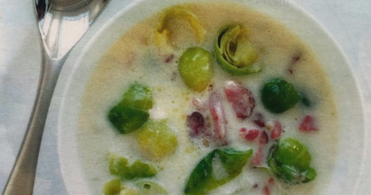 Polévka z růžičkové kapusty