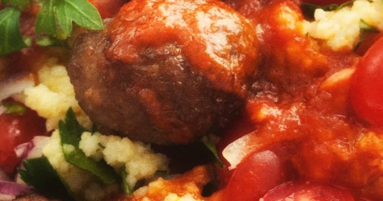 Masové koule s kuskusem