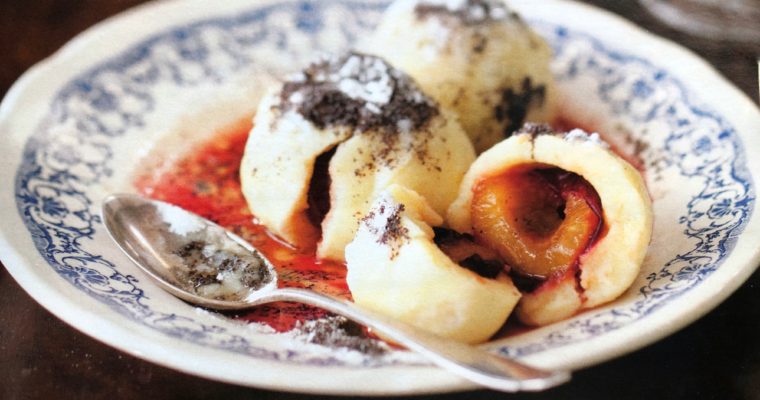 Švestkové knedlíky z odpalovaného těsta