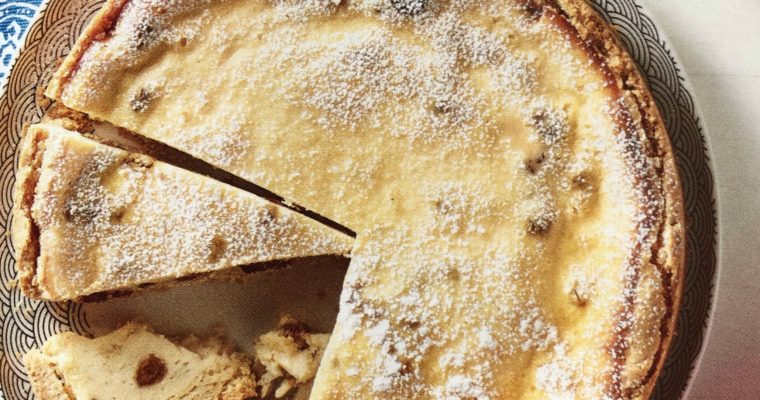 Tvarohový dort s čokoládovým přelivem