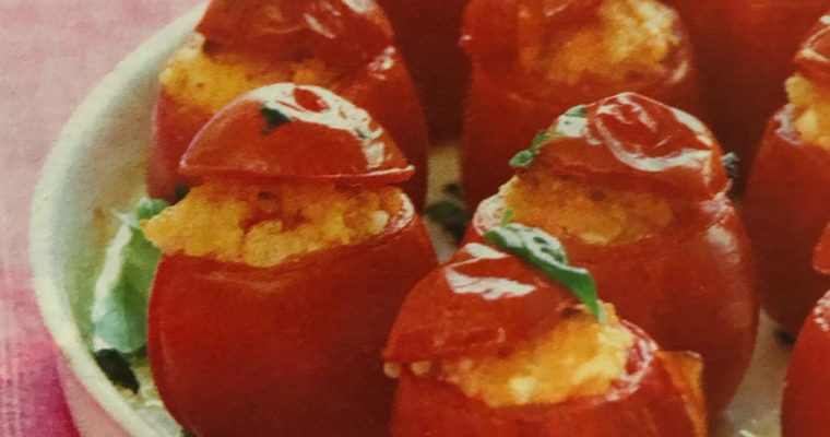 Zapečená rajčata s kuskusem