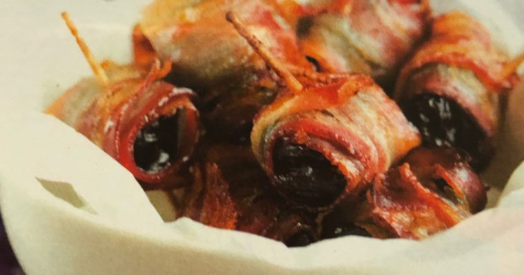 Marinované švestky se slaninou