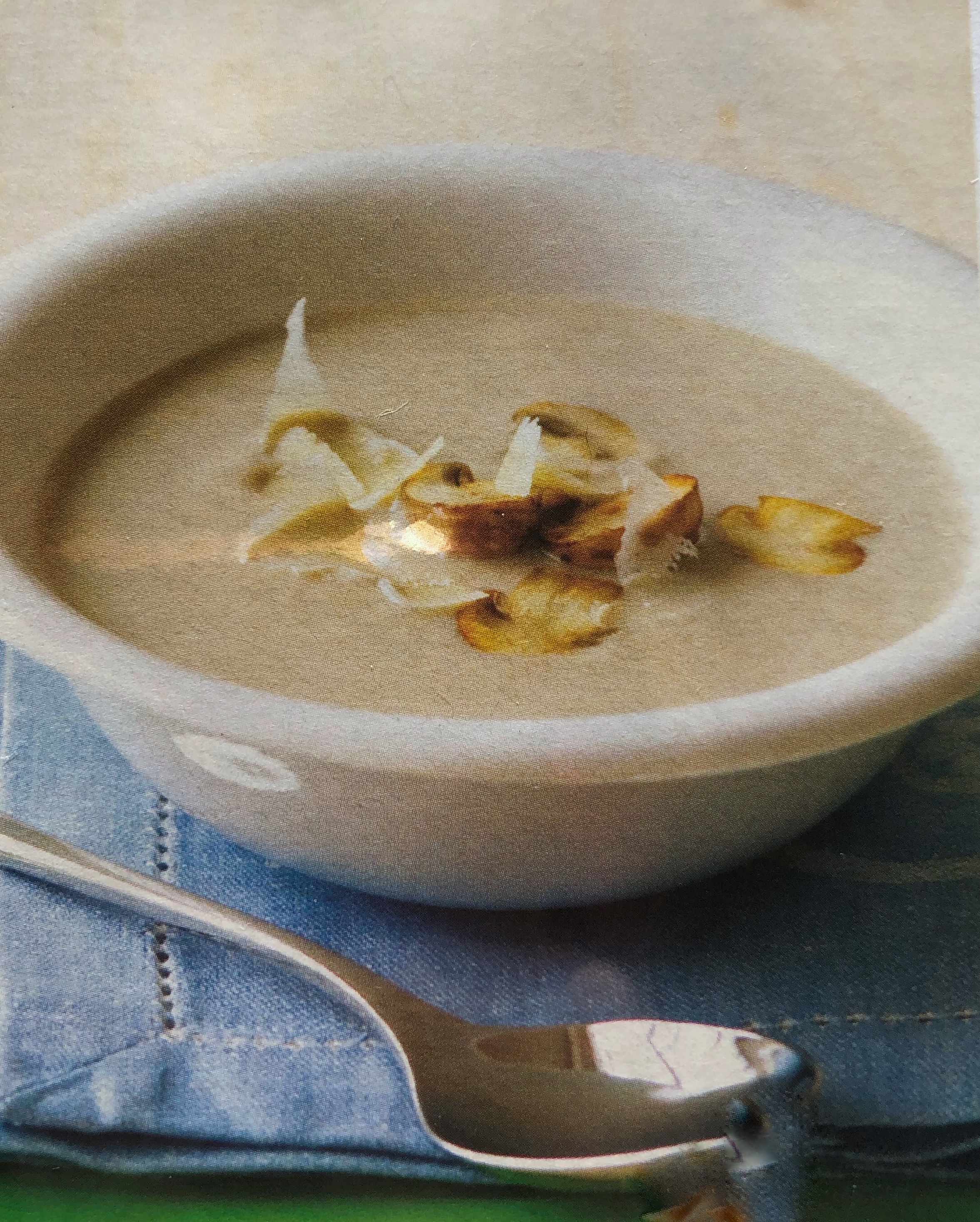 Krémová žampionová