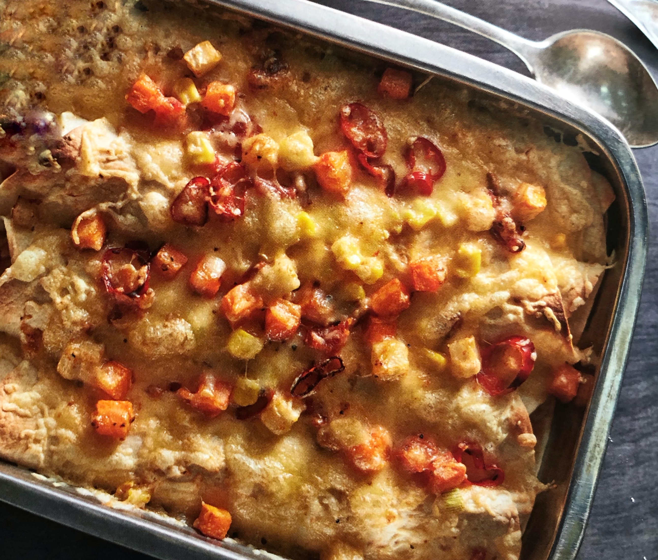 Zapečená tortilla s mletým masem