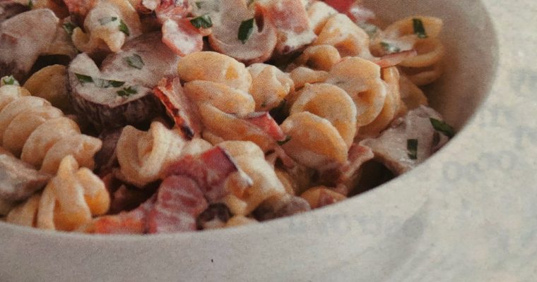 Hříbkovo-smetanová omáčka