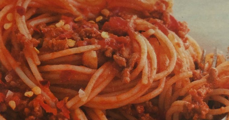 Boloňská omáčka na těstoviny