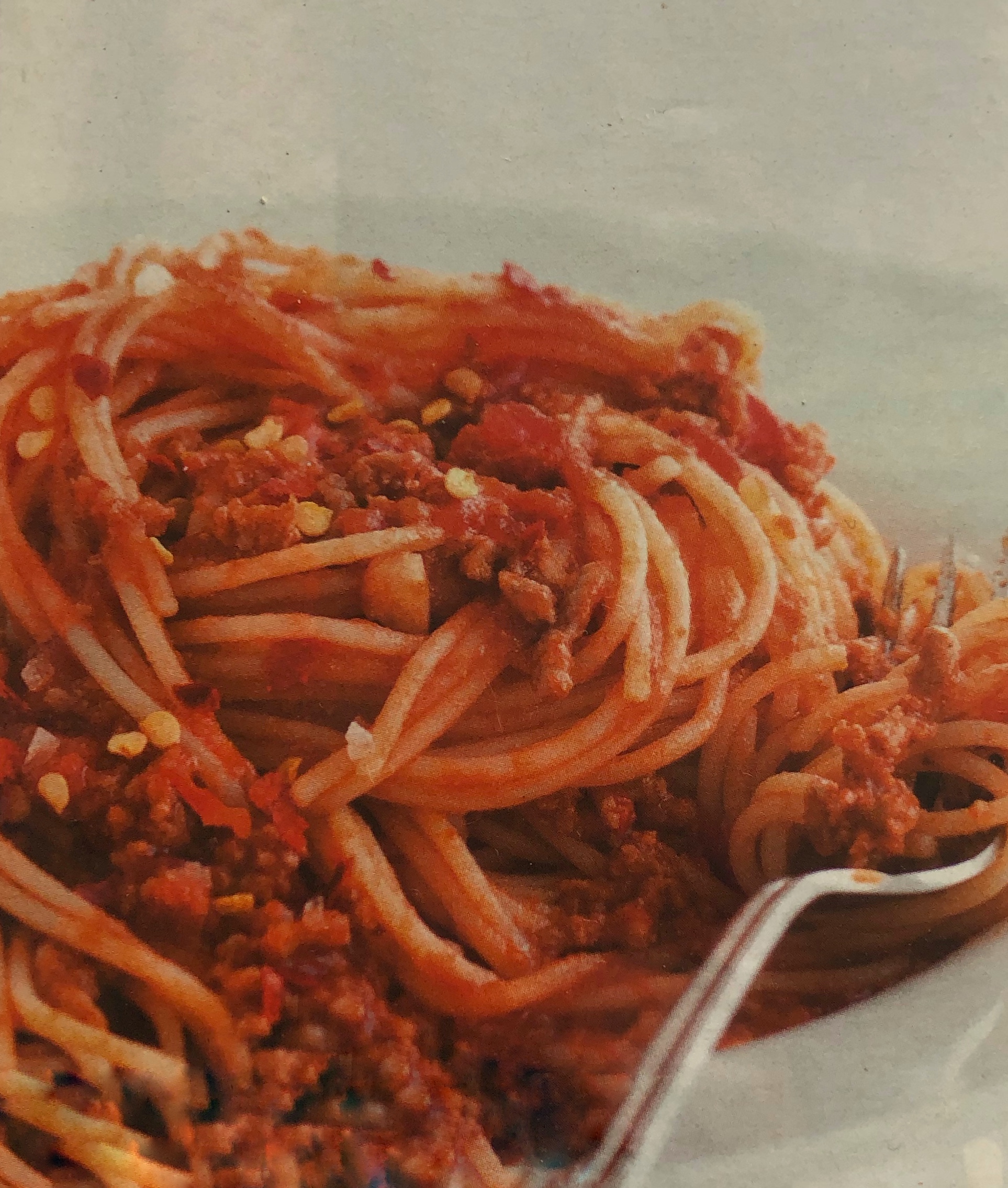 Boloňská omáčka na těstoviny