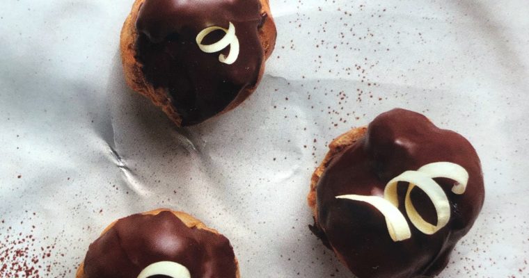 Čokoládovo-skořicové větrníčky