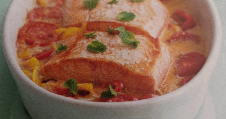 Losos v kokosovém mléce