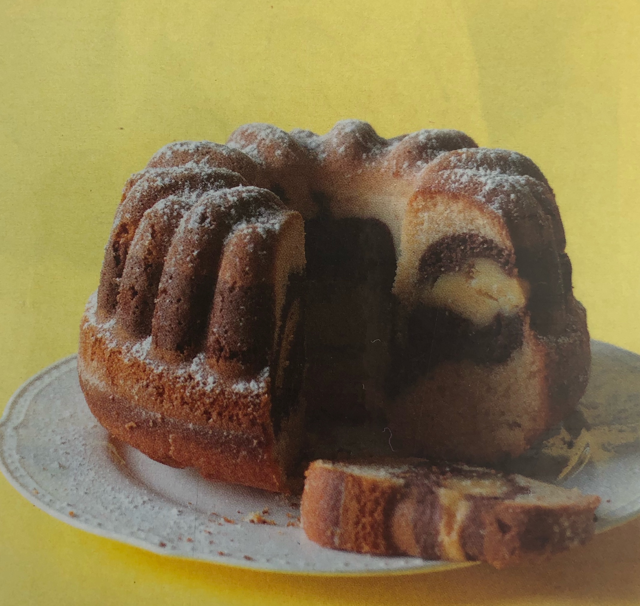 Pudinková bábovka hrnečková