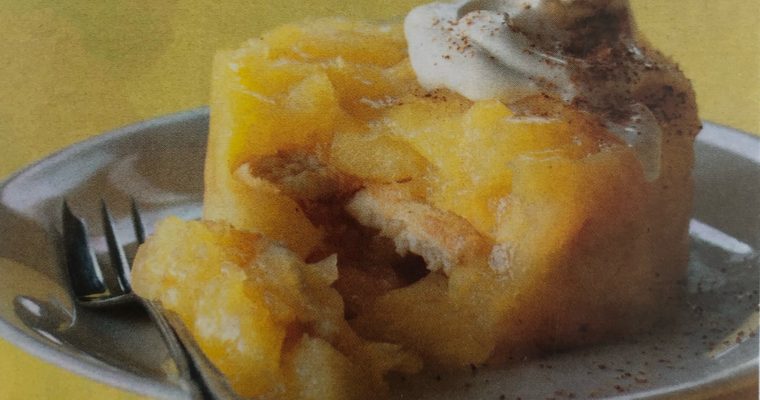 Nepečené jablečné dortíky