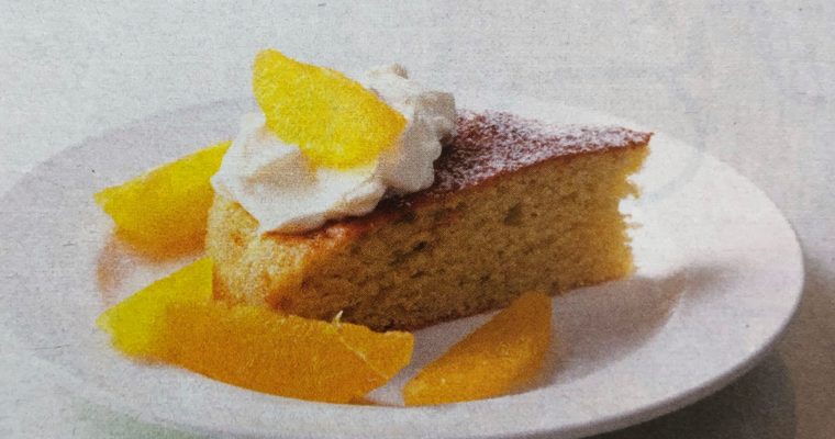 Pomerančovo-jogurtový koláč