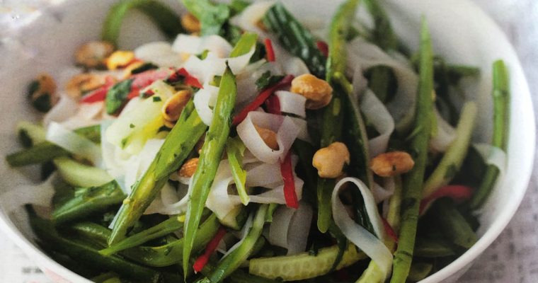 Limetkovo-mátové nudle