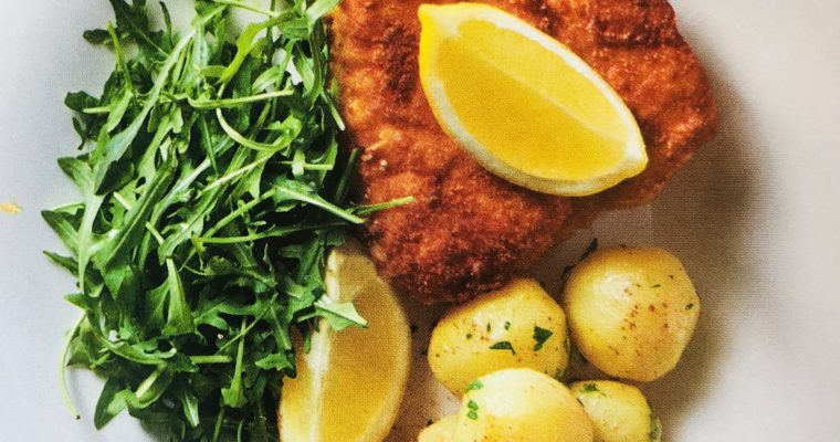 Plněný krůtí řízek