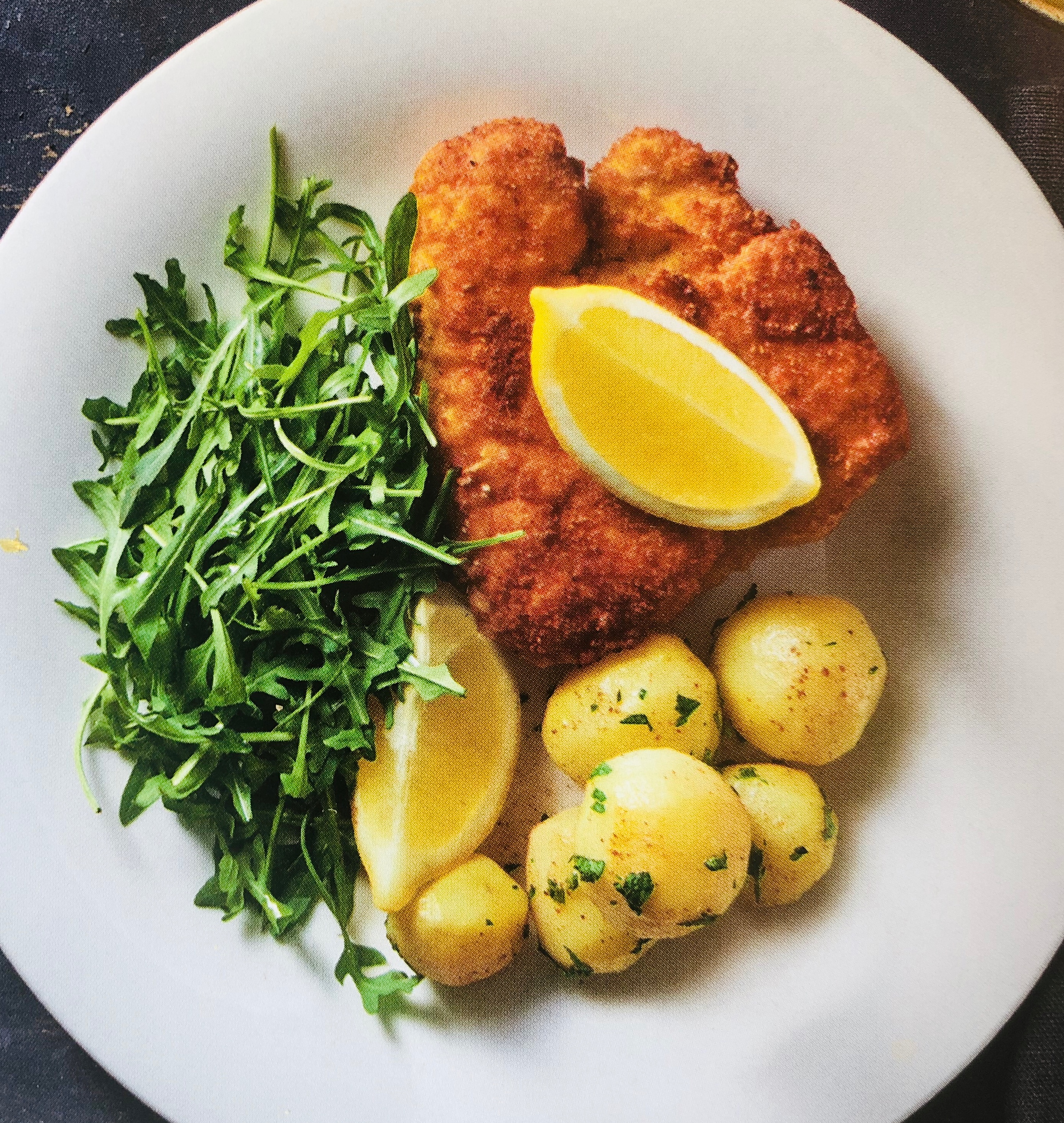 Plněný krůtí řízek