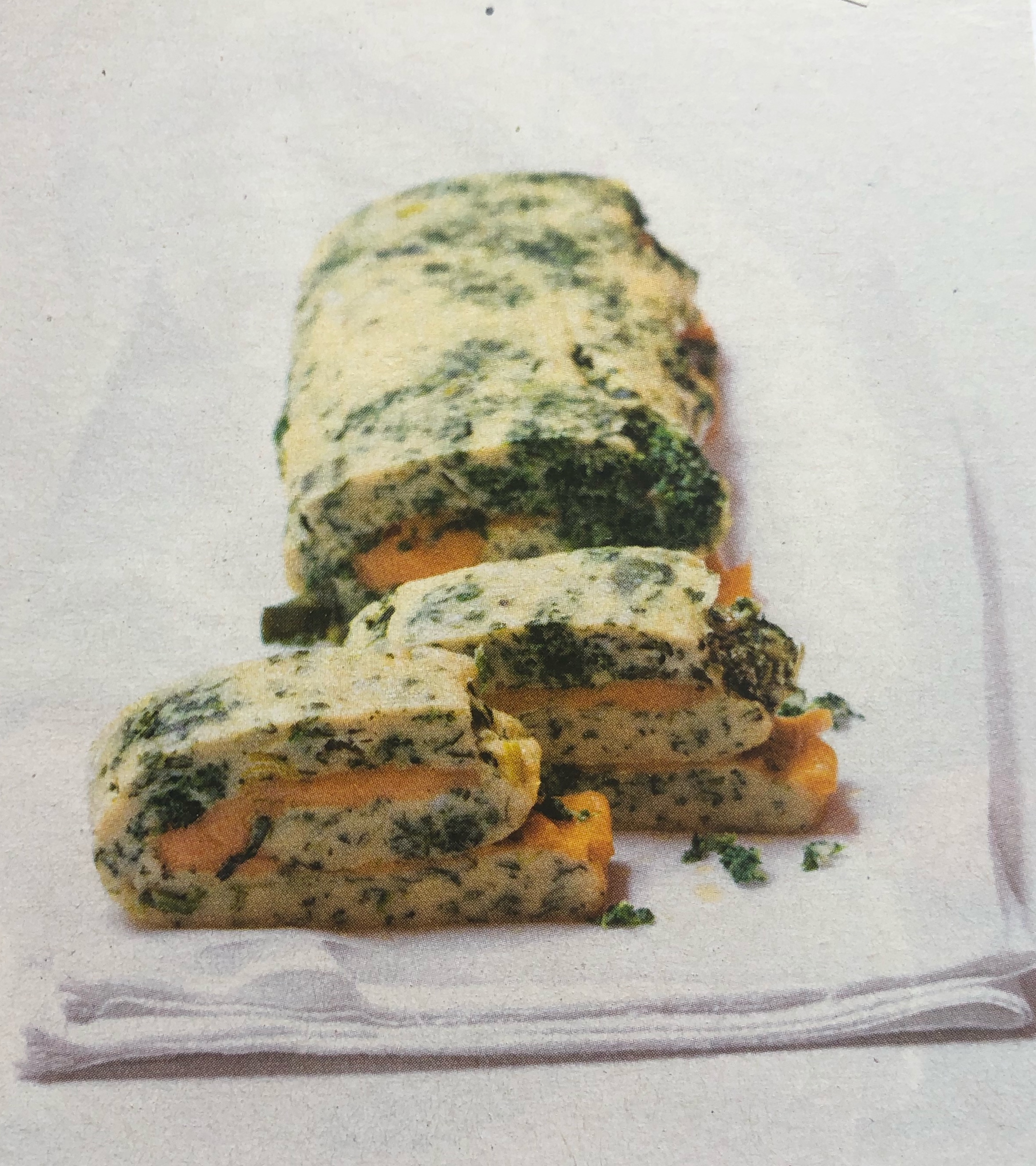 Špenátová omeleta