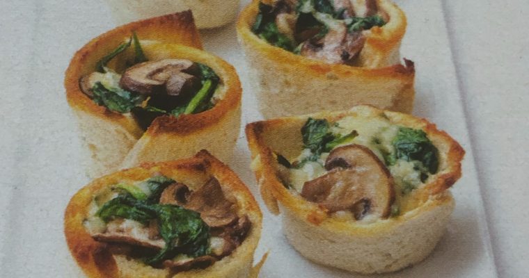 Špenátové mističky