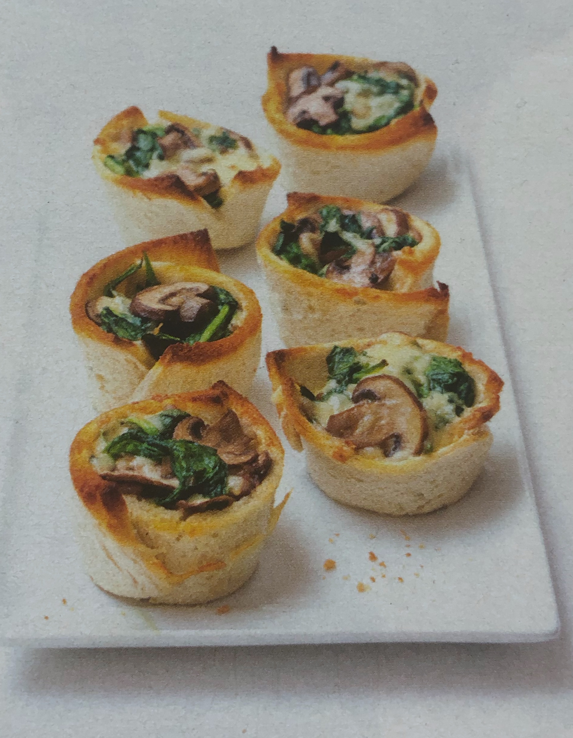 Špenátové mističky