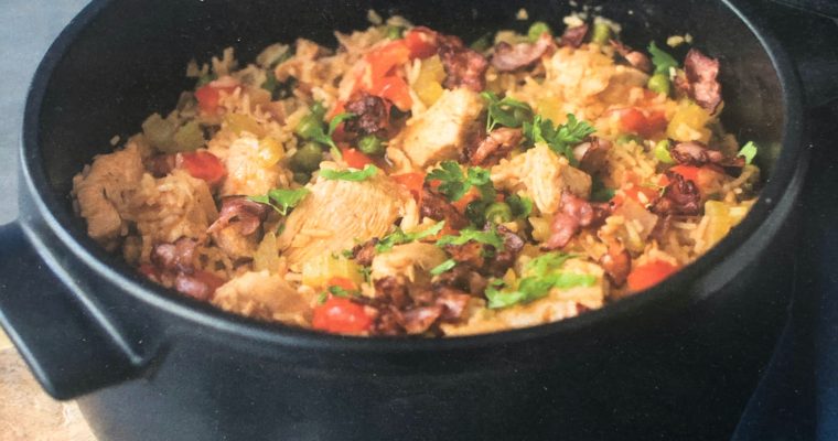 Cajunské kuře s rýží