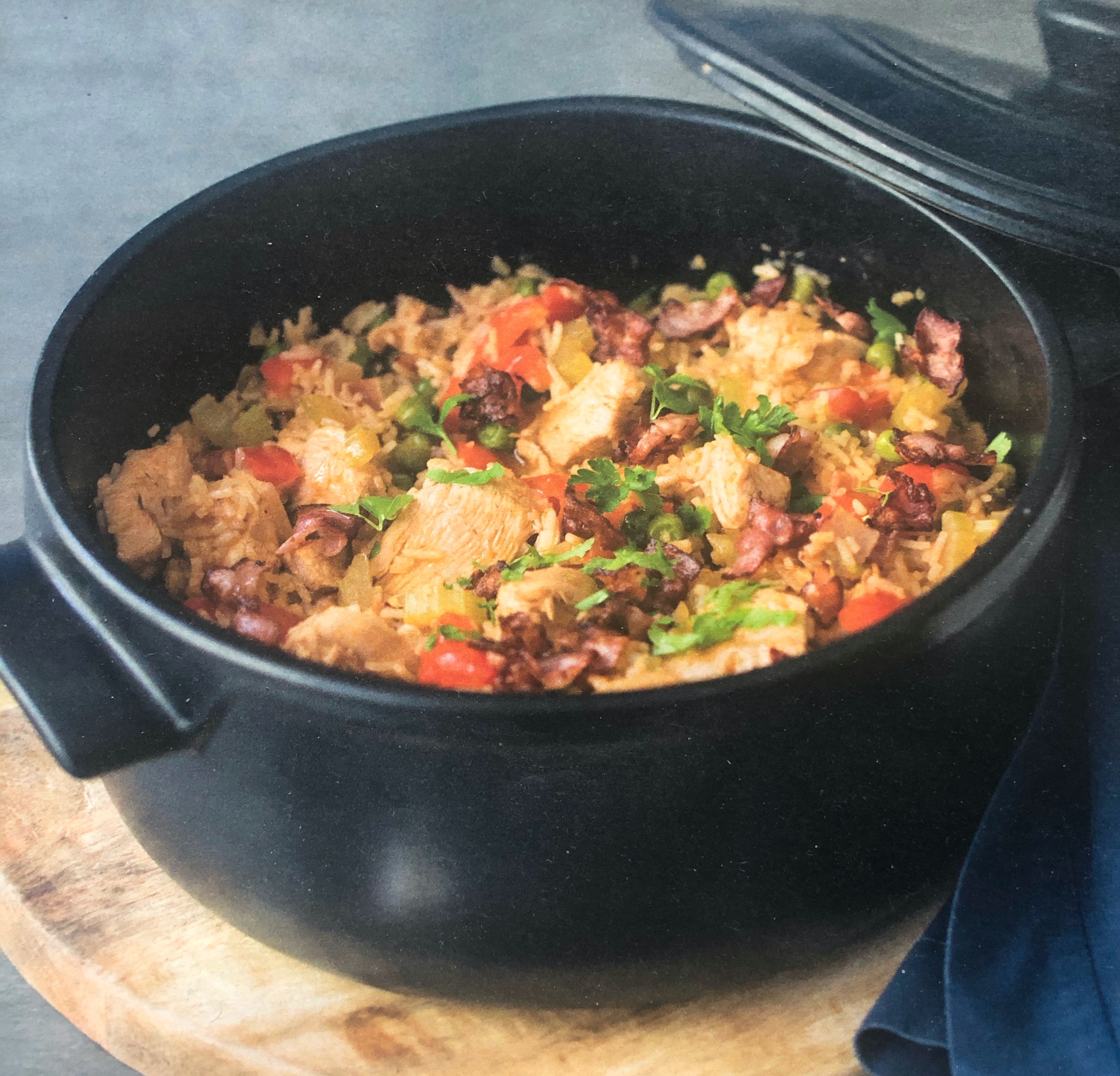 Cajunské kuře s rýží