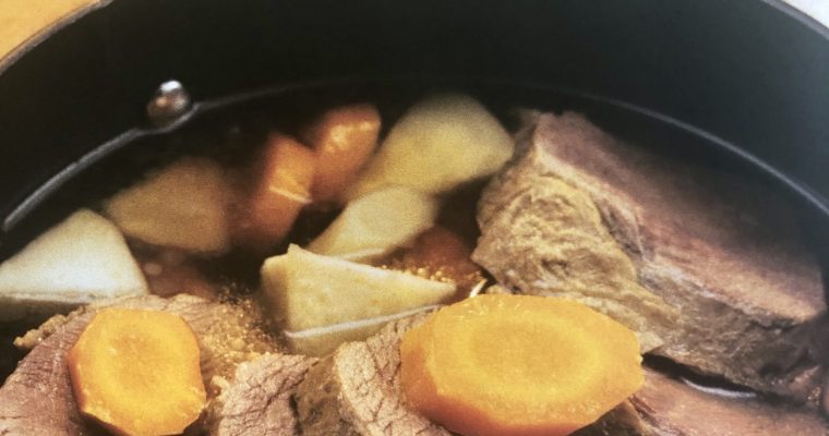 Vařená plec s rösti a špenátem