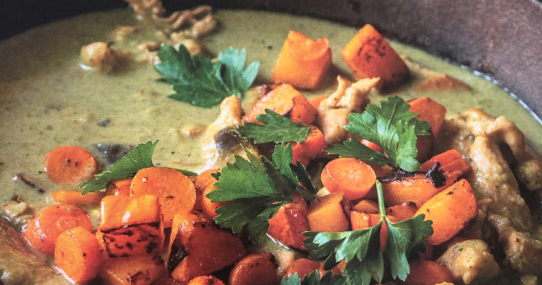 Zelené curry s kuřecím masem